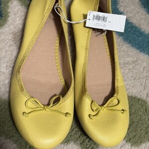 Old Navy Lemon Yellow Ballet Flats